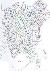 Kleingärtnerverein Süd e.V. - Lageplan Bröckerweg 